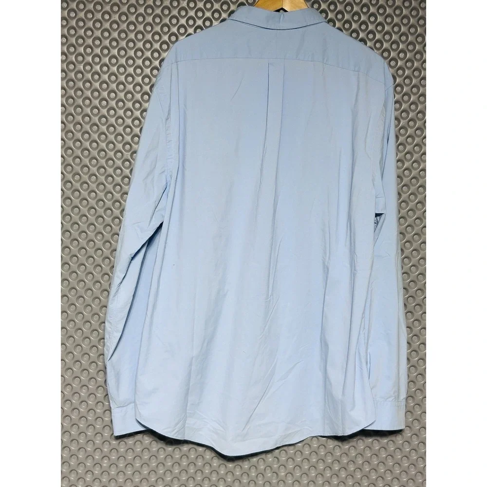 Polo Ralph Lauren Men's Classic Fit Performance Oxford Shirt Light Blue 2XL $138